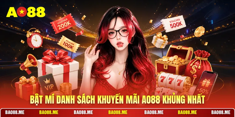 Bật mí danh sách khuyến mãi AO88 khủng nhất