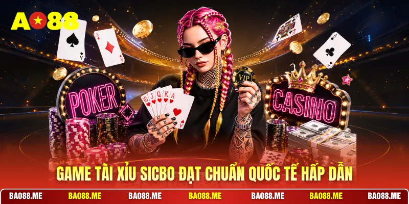 Game tài xỉu sicbo đạt chuẩn quốc tế hấp dẫn