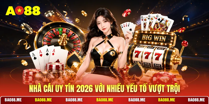Nhà cái uy tín 2026 với nhiều yếu tố vượt trội