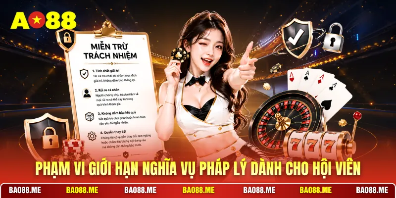Phạm vi giới hạn nghĩa vụ pháp lý dành cho hội viên